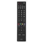 Yunir Black Multi-function TV Remote Control Household Durable Universal TV Controller Replacement for CT‑32F2 Smart Television(Black)