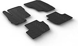 Gummimattor lampliga for Mitsubishi Outlander 2012 4delad