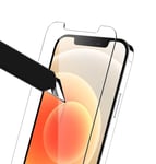 Pack of 2 Tempered Glass For iPhone 12 Pro (6.1"), iPhone 12 Pro Screen Protector, Premium Quality Tempered Glass Protector {Easy Installation} Anti Scratch Protector