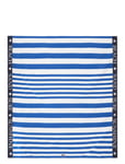 Striped Cotton Terry Family Beach Towel Blue Lexington Home