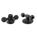 Fäste RAM Mounts Double Ball Adapter with Round Base, Storlek B/C, Storlek B