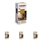 Kimbo Coffee Espresso Barista, Nespresso Compatible Capsules, Authentic Arabica Italian Coffee Pods, Machine Ready (1 x 10) (Pack of 4)