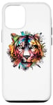 iPhone 14 Tiger Watercolor Zoo Animal Park Wild Cat Jungle Case