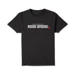 Mission Impossible Mission Impossible !!!Black Acid Wash!!! Men's T-Shirt - Black - 5XL - Black
