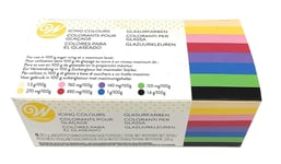 Wilton 8 Icing Colour Concentrated Gel Paste for Cake & Cupcake Decorating