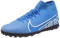 Nike Mixte Adulte Mercurial Superfly 7 Club TF Chaussures de Football, Multicolore (Blue Hero/White/Obsidian 414), 43 EU