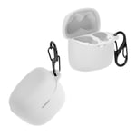 Silicone case for JBL Tune Flex case cover for headphones White protective case