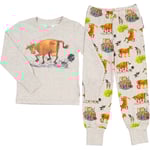 Pyjamas tvådelad Mamma Mu och Kråkan Grå 122/128