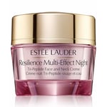 Estee Lauder Resilience Multi-Effect Night Tri-Peptide Face and Neck Creme, 1 oz / 30 ml, Full Size
