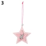 1 Pc Christmas Decorations Pink Drop Ornament 3