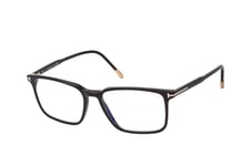 Tom Ford FT 5607-B 001, including lenses, SQUARE Glasses, MALE