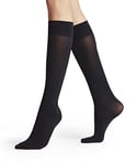 FALKE Women's Pure Matt 50 DEN W KH Semi-Opaque Plain 1 Pair Knee-High Socks, Blue (Marine 6179) new - eco-friendly, 5.5-8