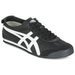 Onitsuka Tiger Asics Mexico 66 Trainers Black White Classic Leather Worldwide