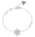 Guess UBB04144RHS White Lotus Pavé Flower Stainless Steel Jewellery