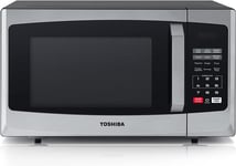 Toshiba 800W 23L Microwave Oven with Digital Display, Auto Defrost, One-Touch Ex