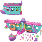 Polly Pocket Bateau Licorne Ouvrant Beaucoup Accessoires Original MATTEL HWP26