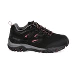 Regatta Women's Breathable Holcombe Waterproof Low Walking Shoes Black Deco Rose, Size: UK4
