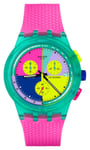 Swatch SUSG408 NEON FLASH ARROW (42mm) Multi-Coloured Dial Watch