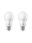 Philips LED-glödlampa Standard 13W/840 (100W) frosted 2-pack E27