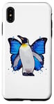 iPhone XS Max Penguins can fly colorful butterfly wings penguin Case