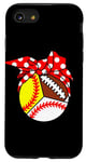iPhone SE (2020) / 7 / 8 Baseball Softball Football Player Mom Funny Ball Mom Case