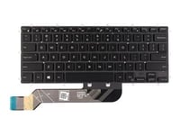 Dell - Ersättningstangentbord För Bärbar Dator - Bakgrundsbelyst - Qwerty - Amerikansk Engelska - För Inspiron 13 73Xx, 15 75Xx, 73Xx, 7472, 75Xx  Latitude 3390 2-In-1, 3490  Vostro 5370, 5471