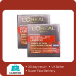 2 X L'Oreal Revitalift Laser Renew Anti-Ageing Night Cream Mask 50ml (Brand New)