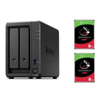 Synology DS723+ With 2X 8TB Seagate Ironwolf NAS HDD Bundle