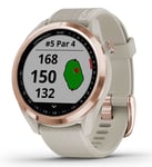 Garmin Approach S42 Rose Gold with Light Sand Band 010-02572-02