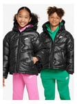 Boys, Nike Older Unisex High Fill Synthetic Insulated Jacket - Black, Black, Size Xs=6-8 Years