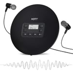 RADIO CD HOTT 204 Lecteur CD HiFi Portable CD Personnel Discman Walkman avec eacutecouteurs Antichoc pour Livres Audio Apprentis181