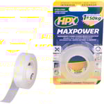 HPX dubbelhäftande tejp, transparent, 19 mm x 2 m