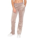 Juicy Couture Del Ray Classic Velour Pant Pocket Design W Fungi (Storlek S)