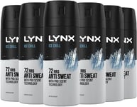Lynx Ice Chill Strong Antiperspirant Deodorant For Men Clean And Fresh Fragranc