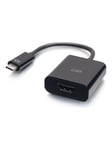 C2G USB-C to HDMI Audio/Video Adapter Converter - 4K 60Hz - Black - adapter