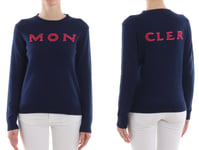 Moncler Logo Intersia Knitted Cashmere Jumper Sweater Sweatshirt Pullover