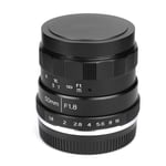 50mm F1.8 Z Mount Camera Lens Large Aperture Manual Focus Portrait Lens for Nikon Z7/Z6/Z5/Z50 Camera Metal Lens Body Design Portable Black