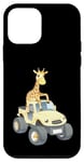 Coque pour iPhone 12 mini Cadeau amusant en forme de girafe pour homme, femme, enfant
