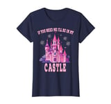 Pink Castle Fantasy Kingdom Princess Castle Queen Castle T-Shirt