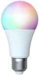 Airam SmartHome Smart-lampa, E27, opal, 806 lm, RGBW, WiFi