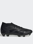 adidas Men's Predator 20.2 Firm Ground Football Boot  - BLACK, Black, Size 7, Men