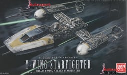 Star Wars: Rebel Y_Wing Starfighter 1:72 scale model kit set by Bandai