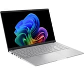 ASUS Vivobook S 15" Laptop - Qualcomm Snapdragon X Elite, 1 TB SSD, Silver, Silver/Grey