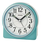 Seiko UK Limited - EU Alarm Clock, Turquoise & White, Rund