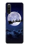Xmas Santa Moon Case Cover For Sony Xperia 10 III