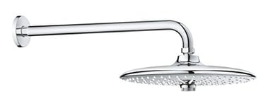 GROHE 26459000, Euphoria 260 Shower Head w/Shower Arm, Chrome