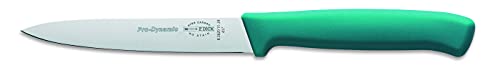 F. Dick ProDynamic couteau de cuisine (longueur de lame 11 cm, turquoise, couteau de chef pour petites tâches de coupe, lame en acier X55CrMo14, dureté 56° HRC) 82620112-24