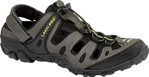 Lahti PRO Sandales de sécurité | Taille 41 | Kaki/Noir/Vert | Sandales de travail légères | Chaussures de travail | Chaussures de sécurité | Sandales d'été | Chaussures pour homme