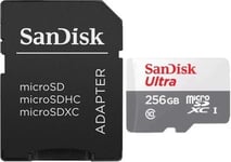 Adaptateur pour carte mémoire SanDisk microSD Ultra 256 Go,JL342