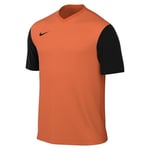 NIKE DH8035-819 M NK DF Tiempo PREM II JSY SS T-Shirt Men's Safety Orange/Black/Black Size M